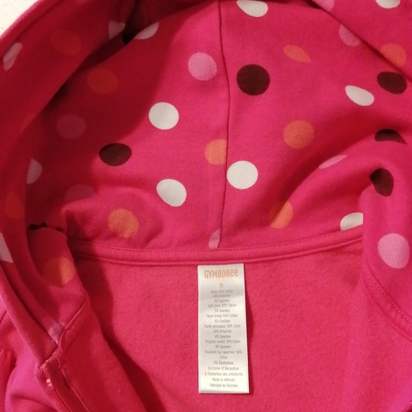 Gymboree Girls Hoodie Sweatshirt size 8 - Picture 4 of 5